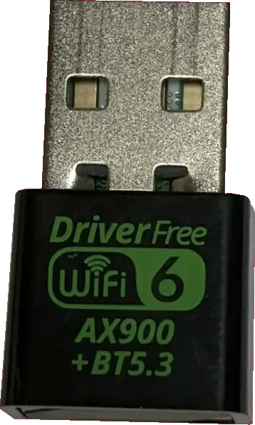 The USB Wi-Fi adapter from the accessory bag